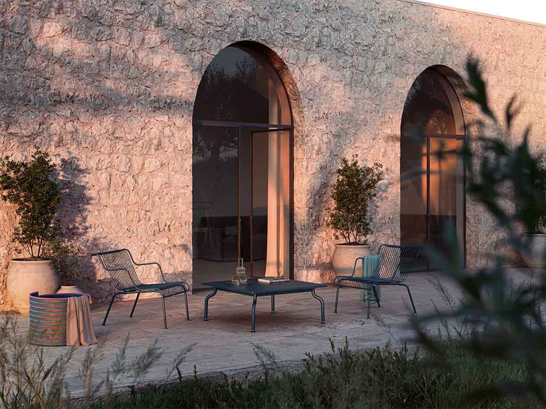 South Armchair オレンジ