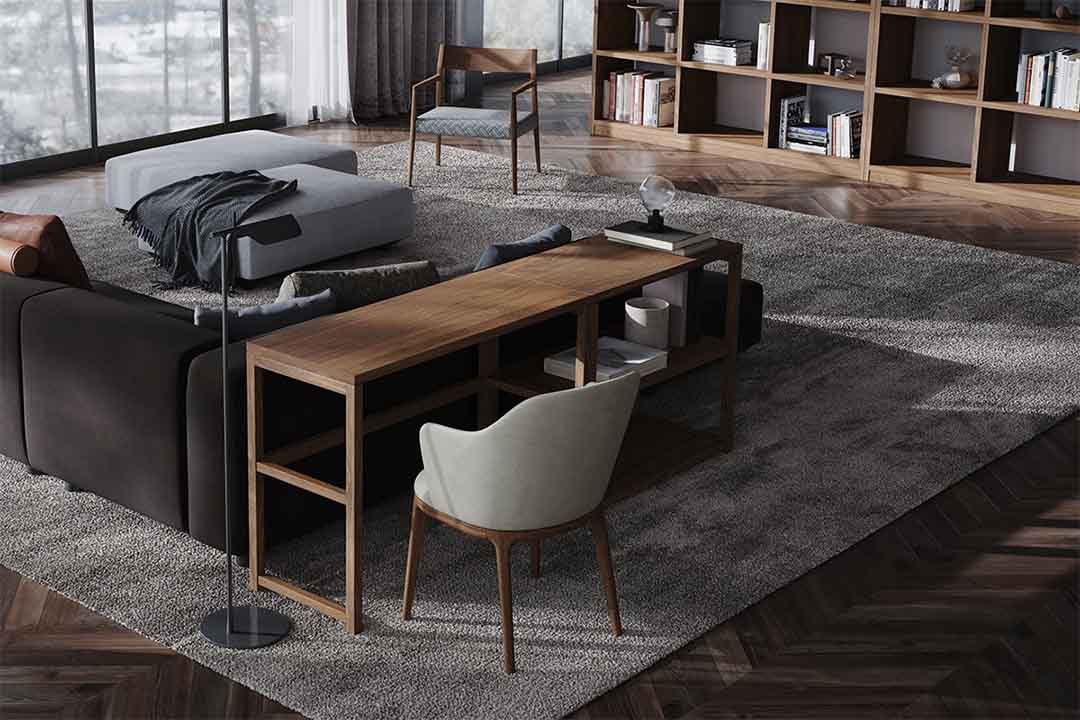 YU UC9 ダイニングチェア(脚カラー:ウォールナット) RANK4 DOMUS(トープ)