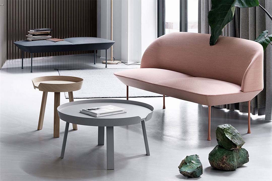 AROUND COFFEE TABLE / EXTRA LARGE Φ95 ダスティグリーン