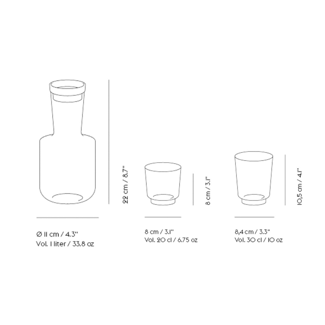 RAISE GLASSES SET OF 2(30cl) バーントオレンジ