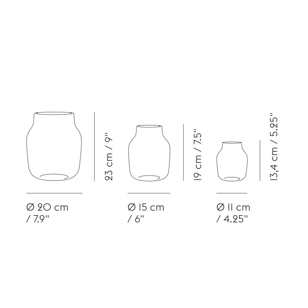 SILENT VASE / LARGE バーントオレンジ