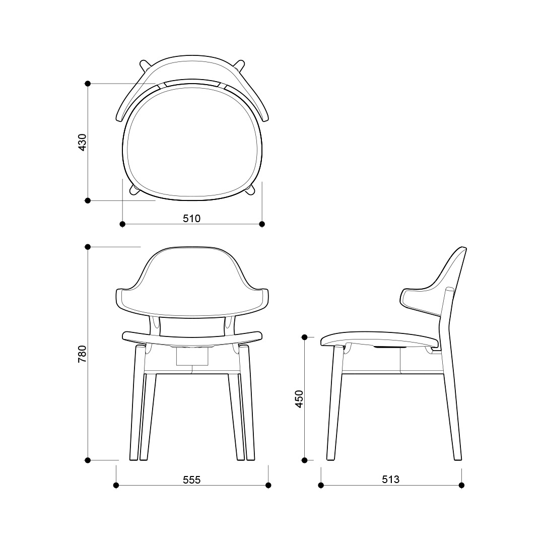 アームチェア Natural × Vidar4 222