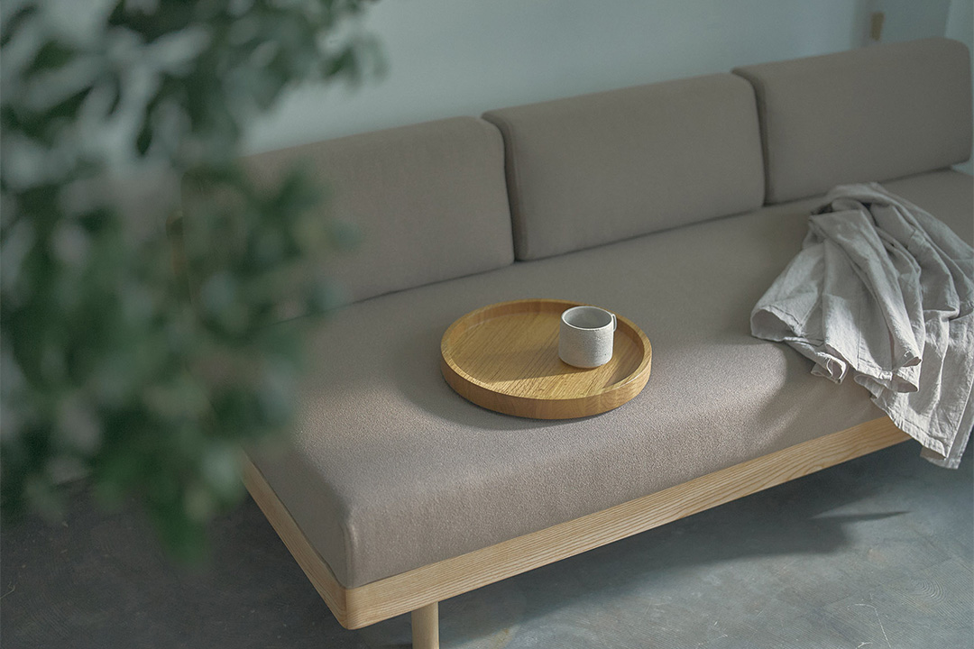 ALLLL morning daybed sofa ペット対応生地 ライトグレー