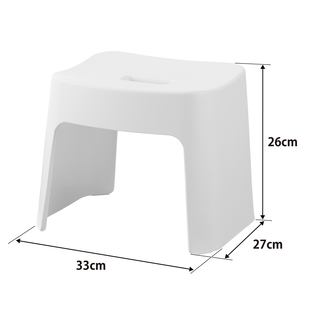洗いやすいマグネット風呂イス タワー SH26 ホワイト