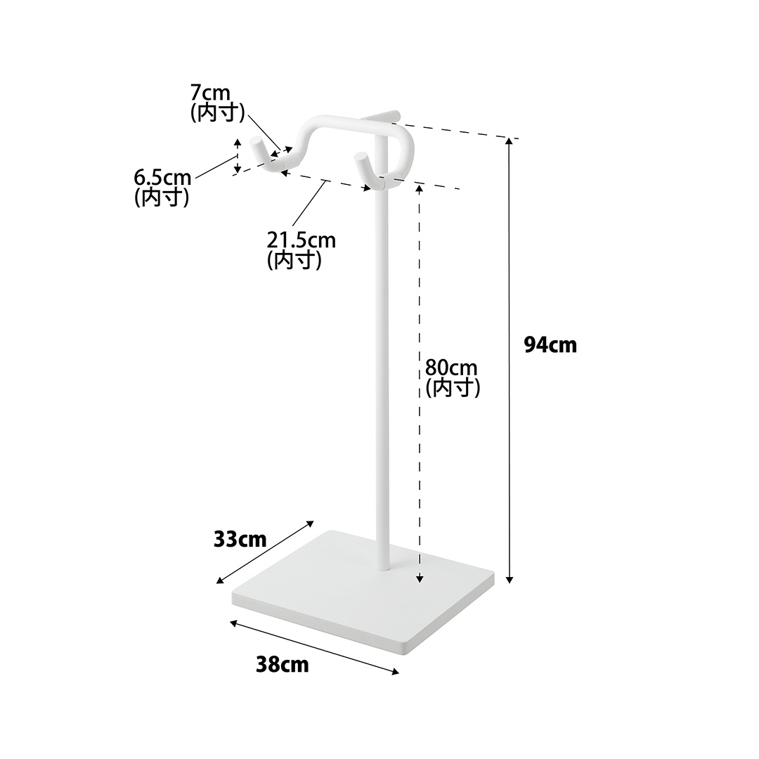 自転車スタンド タワー ホワイト