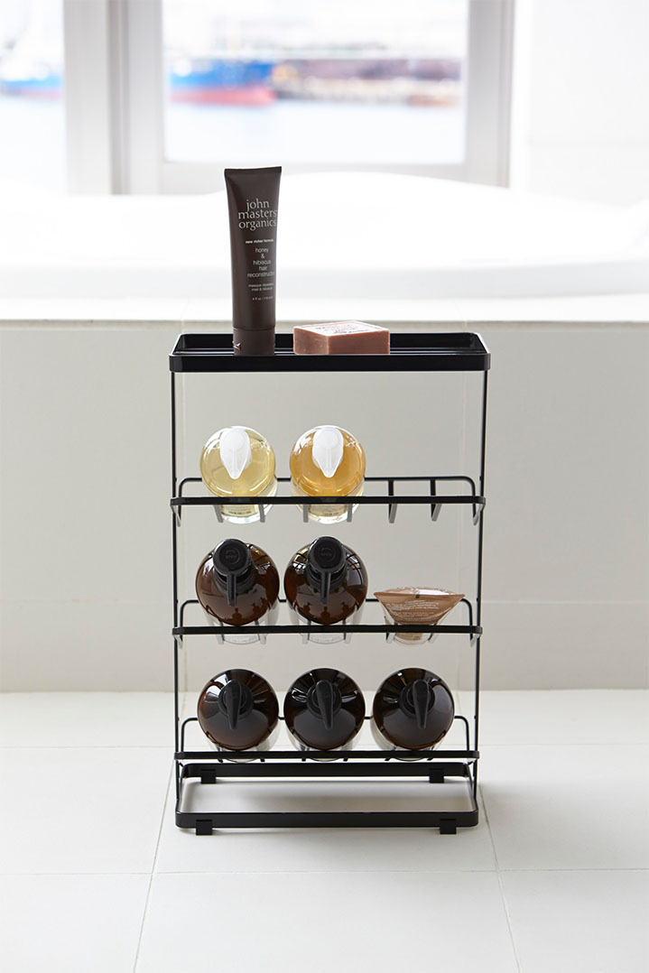 バスボトルラック タワー ホワイト