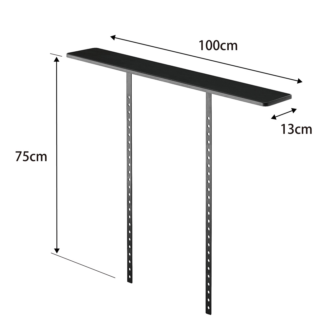 テレビ上ラック スマート ワイド100 ブラック