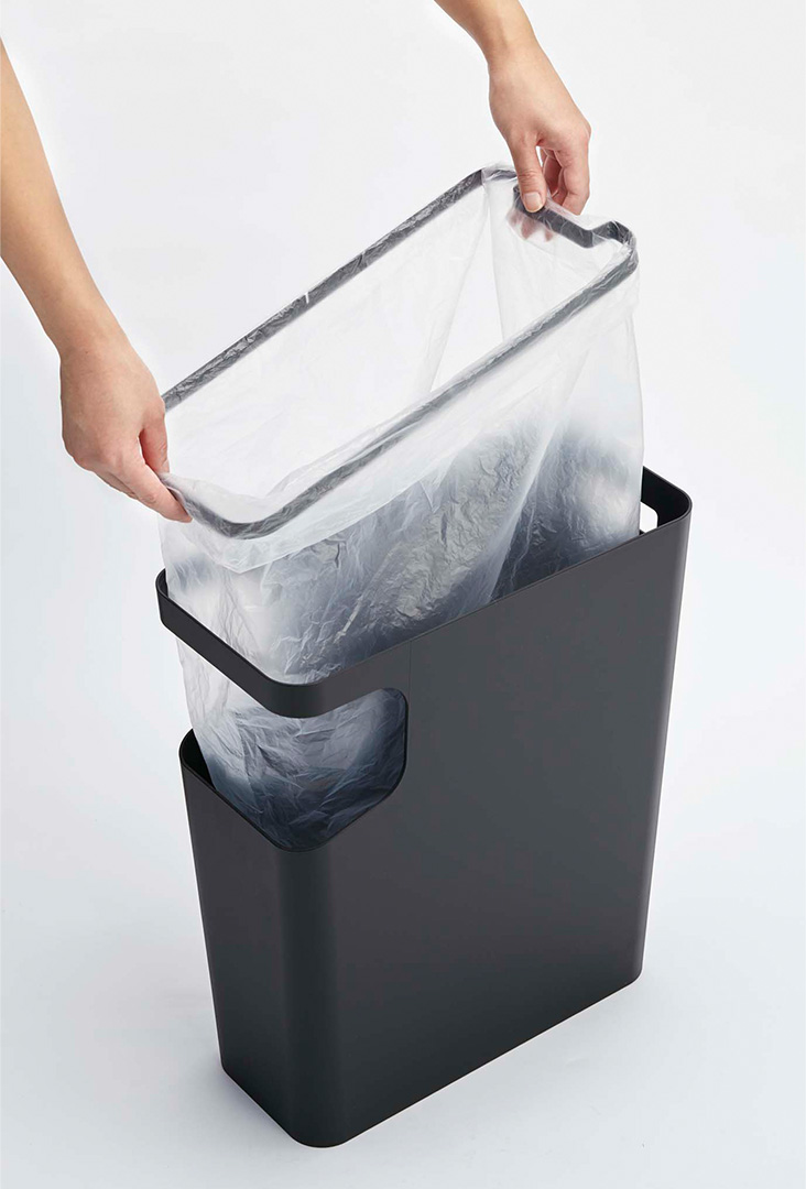 ダストボックス&サイドテーブル タワー ホワイト