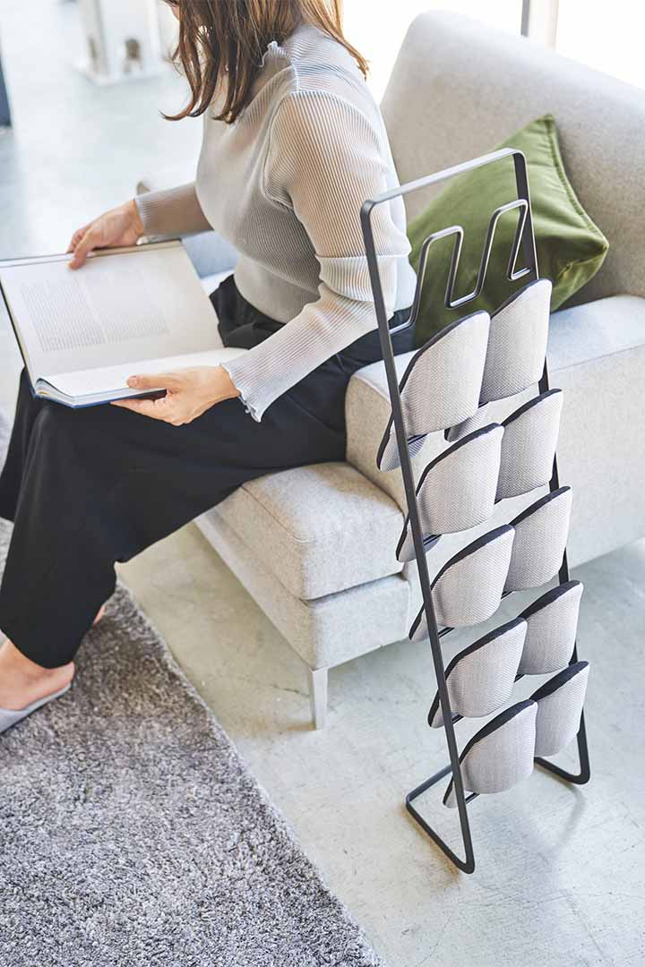 スリッパラック フレーム 6足用 スリム ホワイト