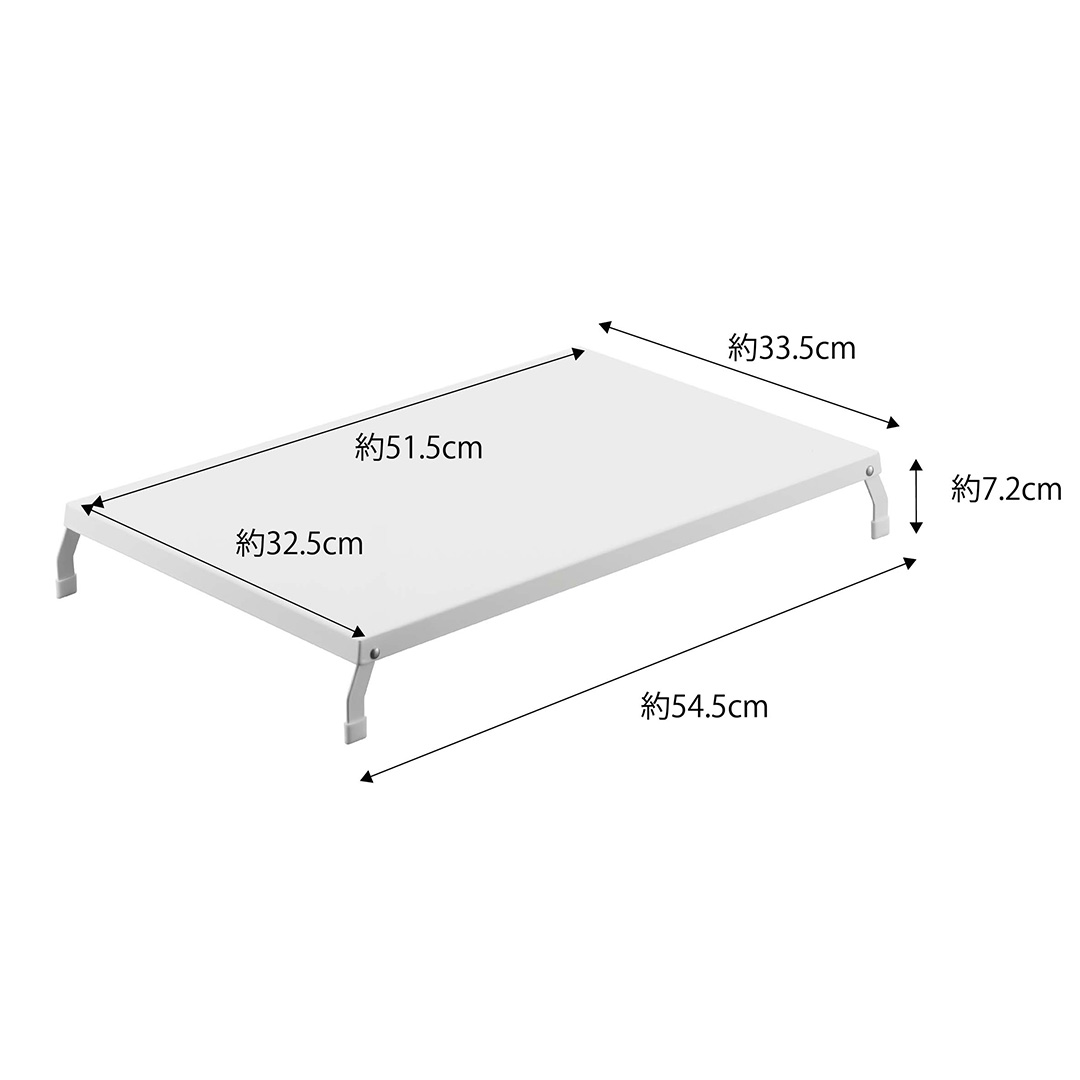 折り畳みガスコンロカバー タワー ワイド ホワイト