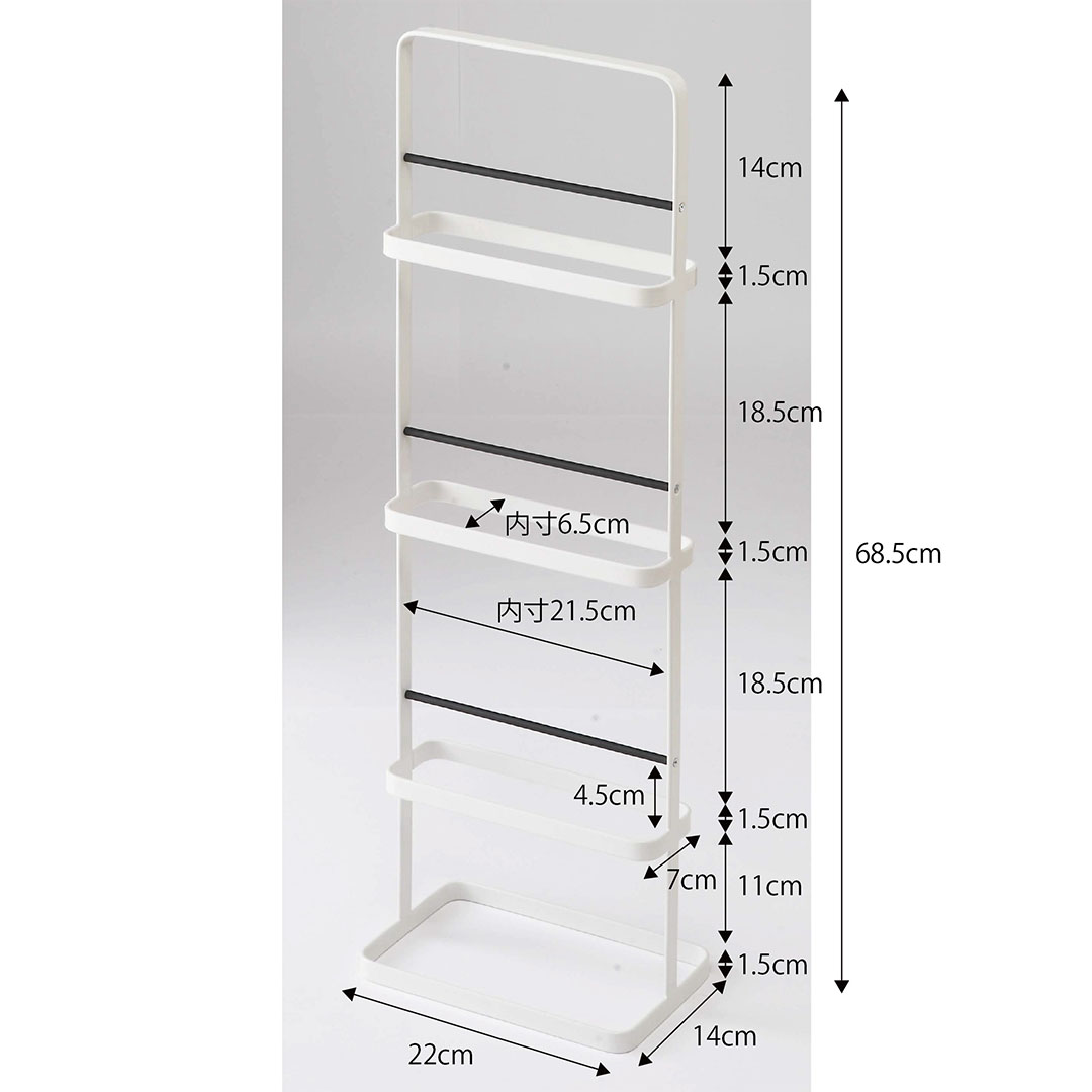 スリッパラック タワー ホワイト