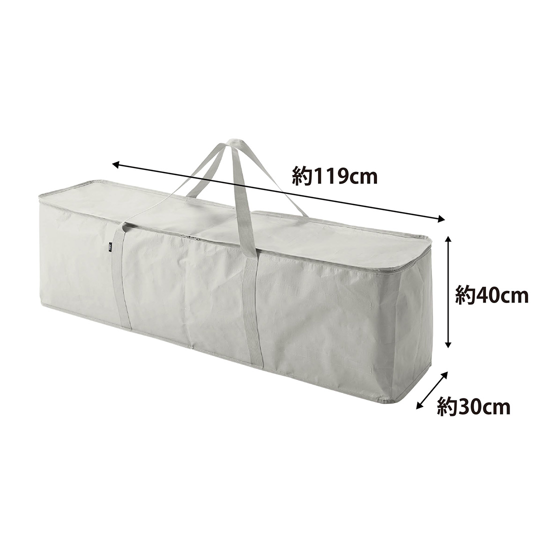 クリスマスツリー収納バッグ タワー ライトグレー