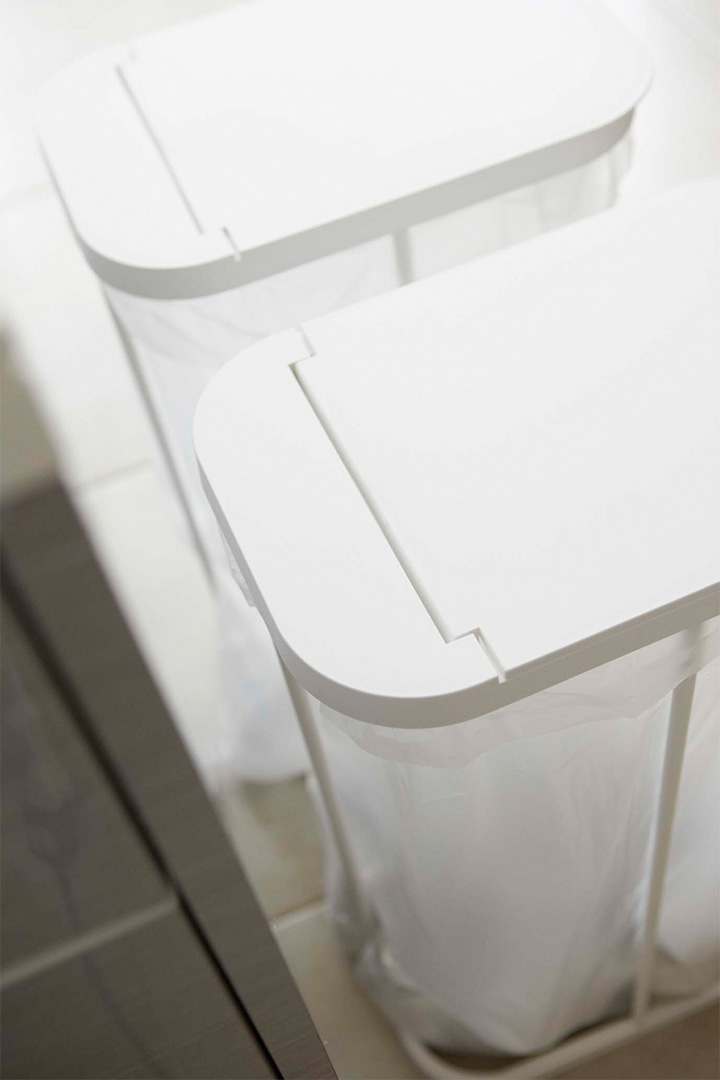 分別ゴミ袋ホルダー ルーチェ ホワイト