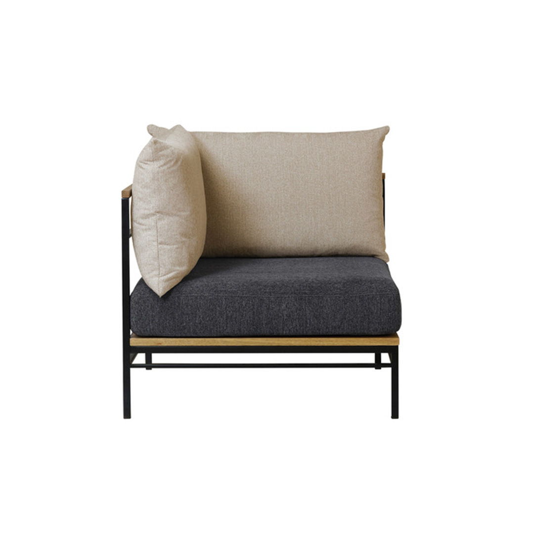 Karla sofa corner ダークグレー_ベージュ