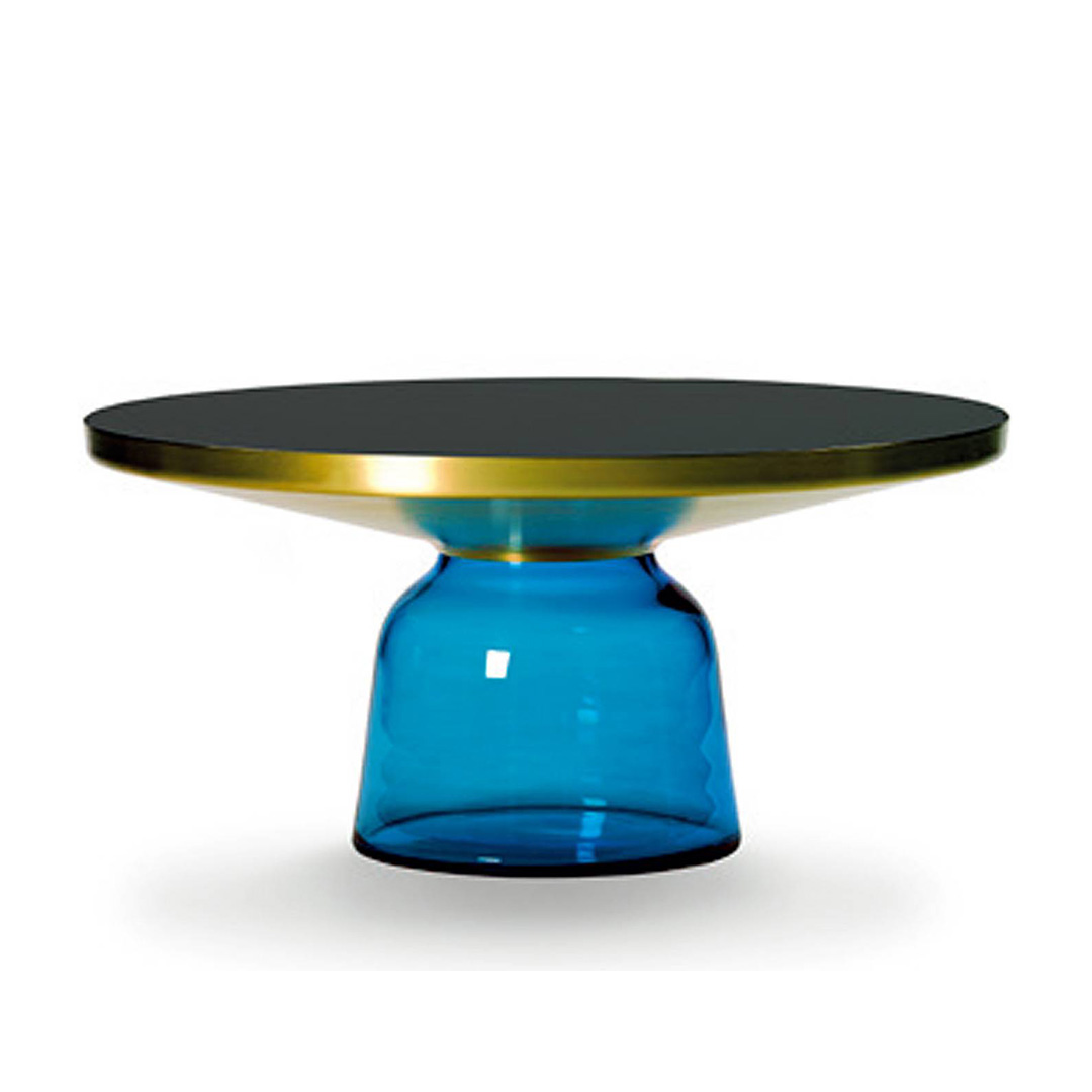 BELL COFFEE TABLE（脚カラー：サファイアブルー） 真鍮