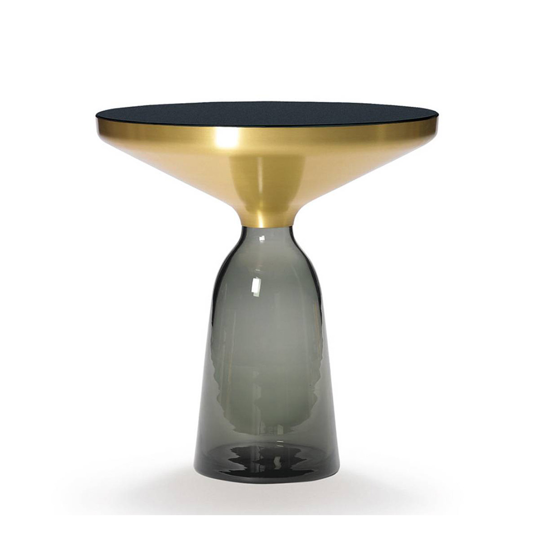 BELL SIDE TABLE（脚カラー：クオーツグレー） 真鍮