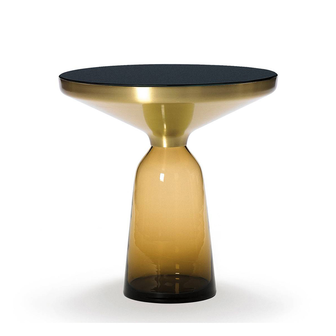 BELL SIDE TABLE(脚カラー:アンバーオレンジ) 真鍮