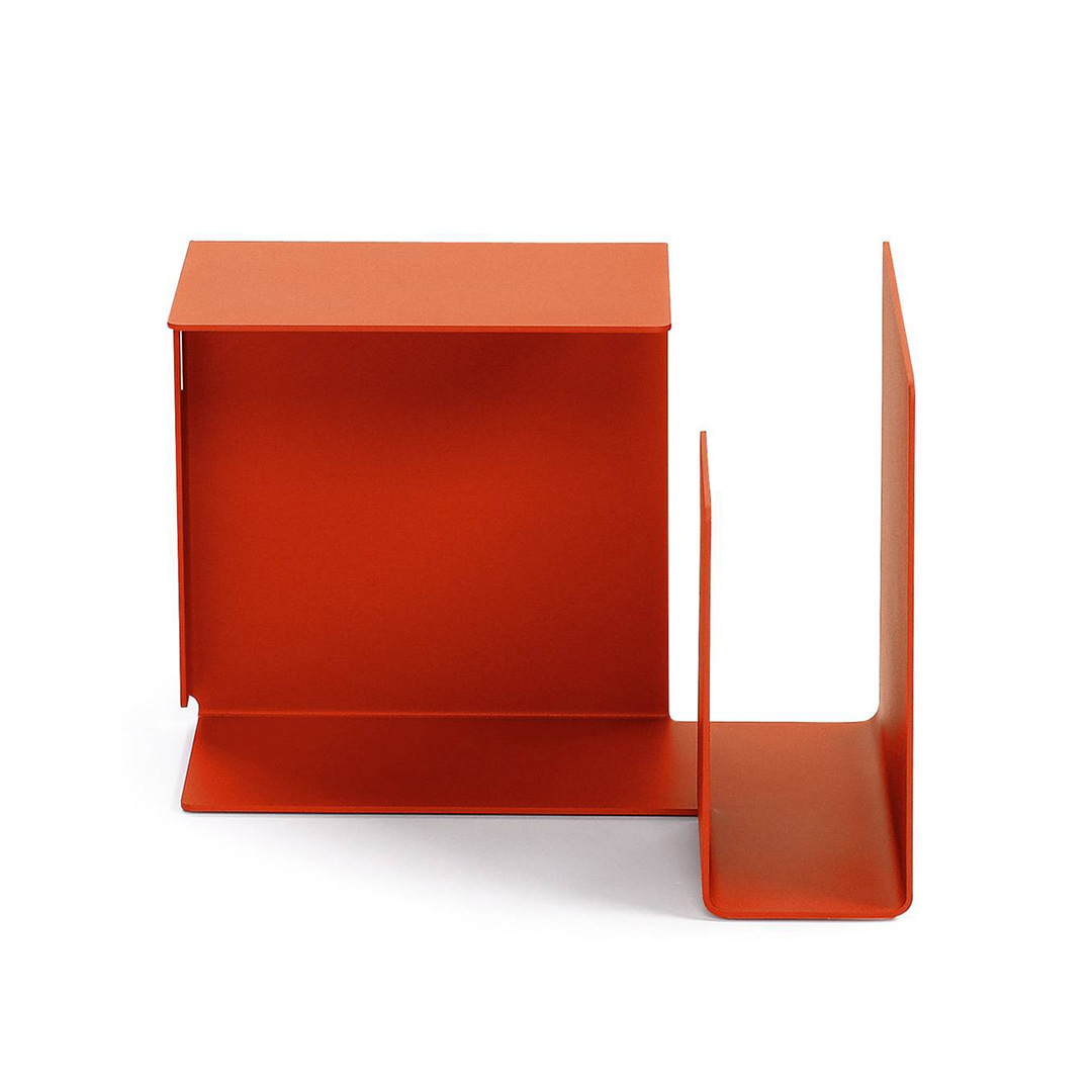 DIANA C SIDE TABLE コーラルレッド