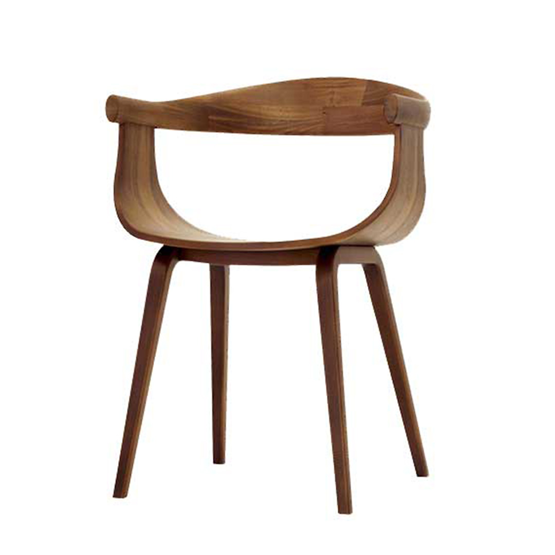 Nagi アームチェア（脚カラー：ウォールナット） ウォールナット