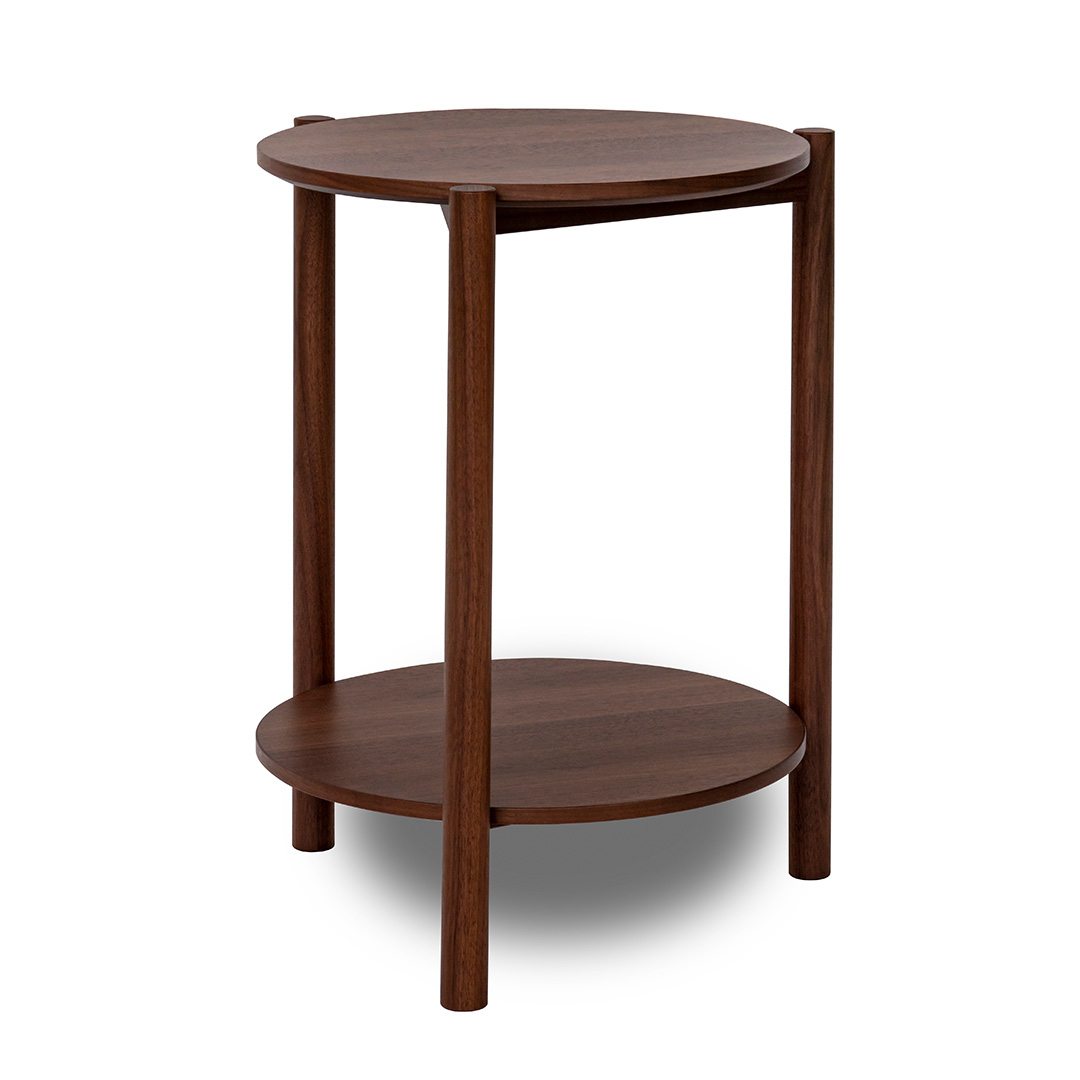 BIRDIE サイドテーブル ハイ ウォ－ルナット