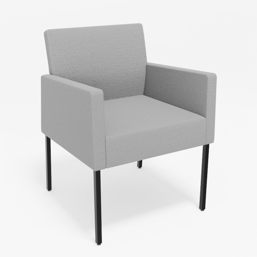 ロッタダイニングチェア肘付（脚カラー：ブラック） ディナミカ9180