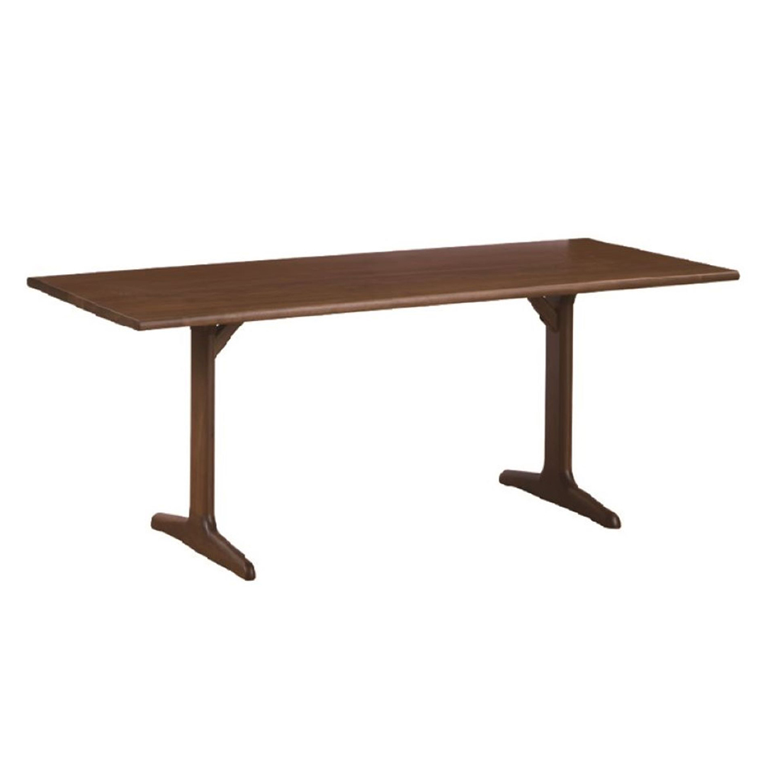 ボスダイニングテーブル W165 ウォールナットWP