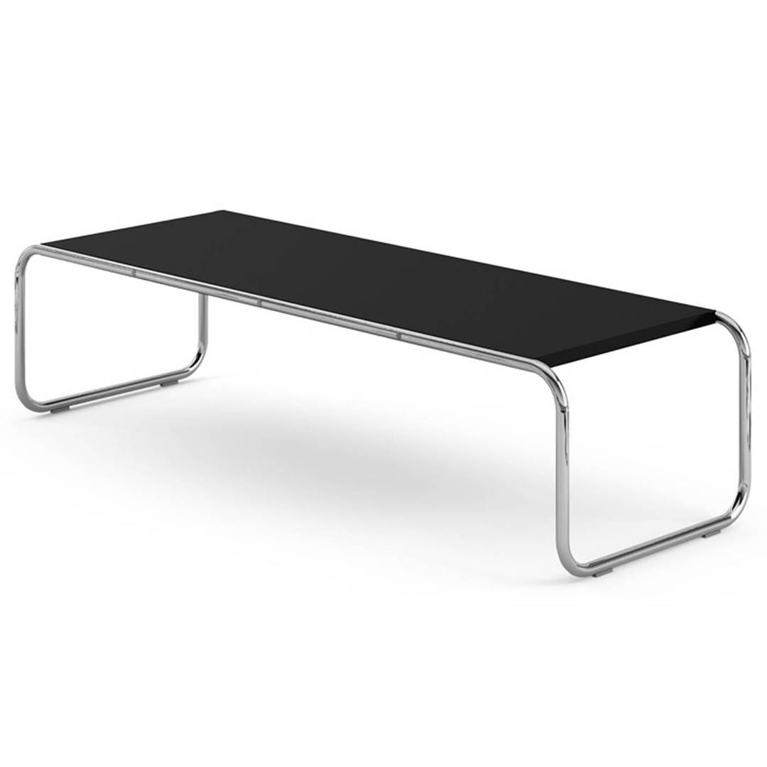 LACCIO TABLE ローテーブル レクタングラー ラミネートブラック