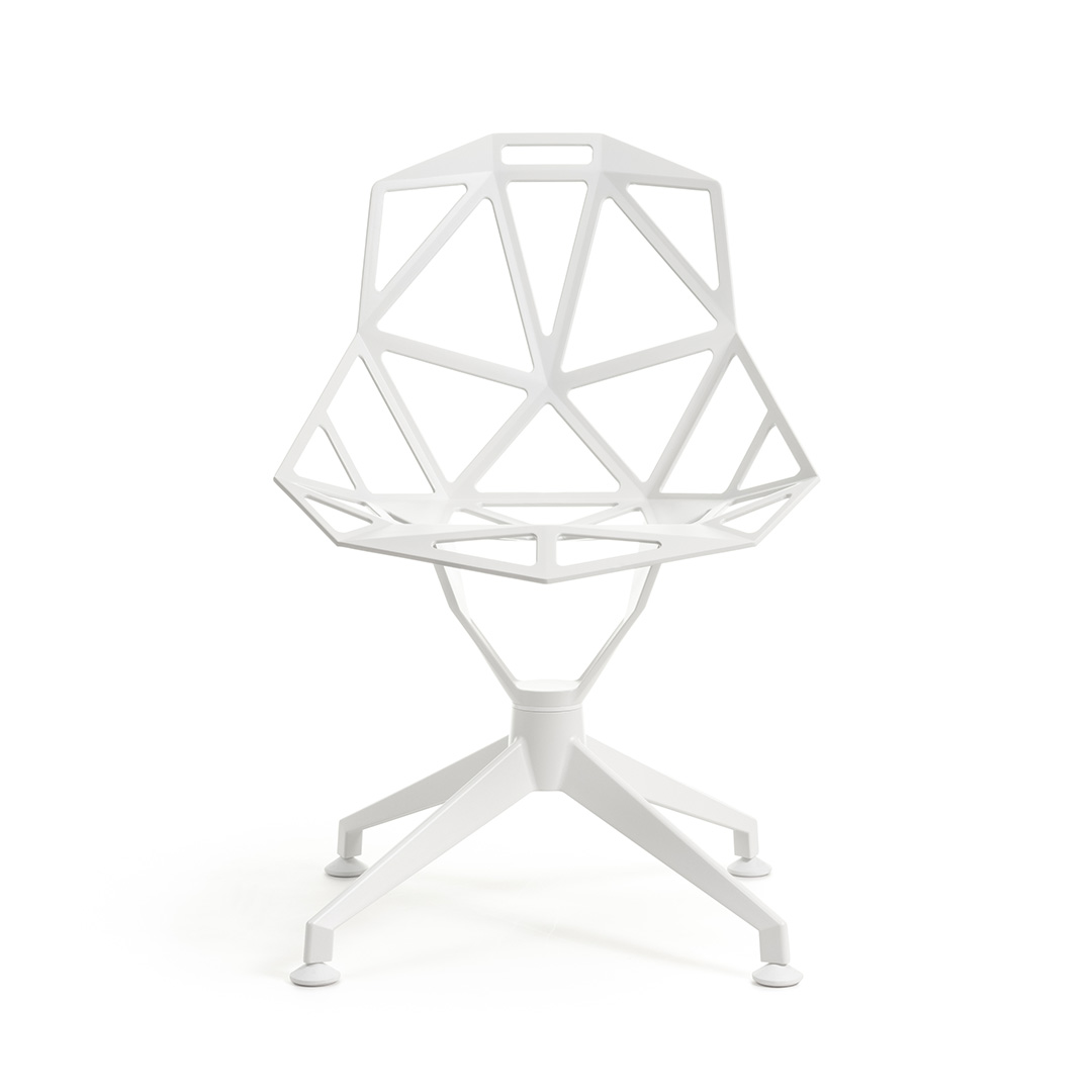 Chair_One 4star 固定 ホワイト