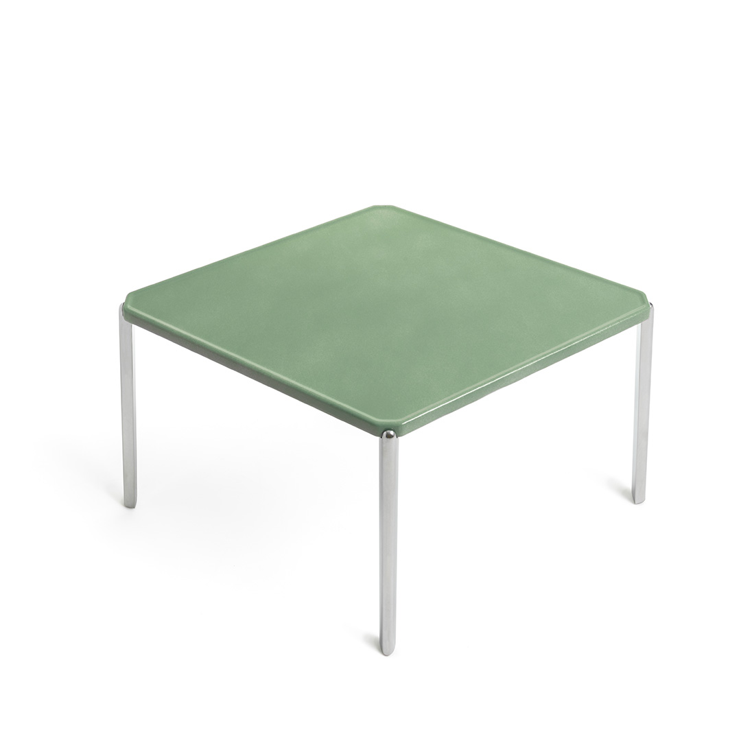 Tambour Concrete 菱形（脚カラー：ポリッシュ） グリーン