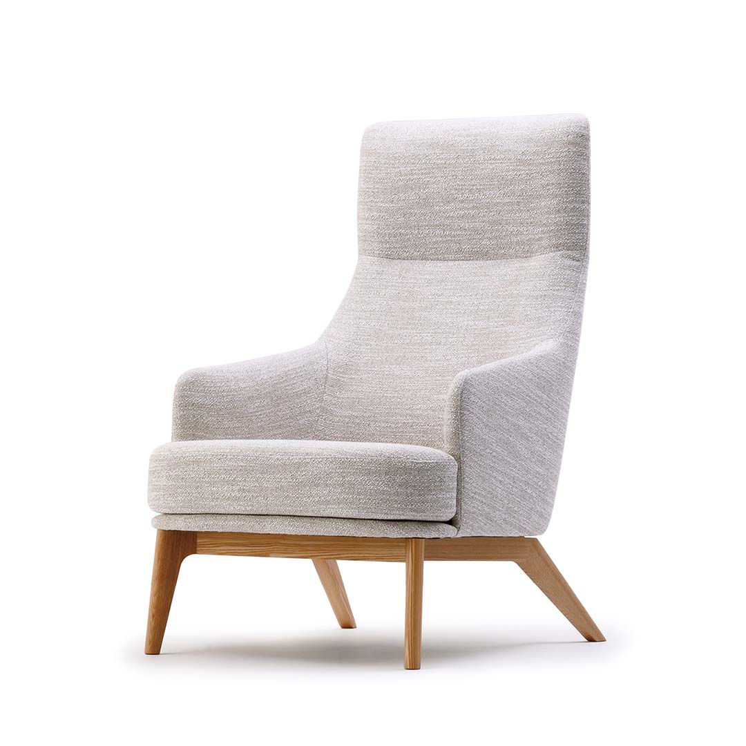HAY■AAL93　アバウトアチェア　ラウンジ　ハイバック　グレー★埼玉発送 ABOUT LOUNGE CHAIR - REF AAL93 -高背もたれ、合板で作られた脚