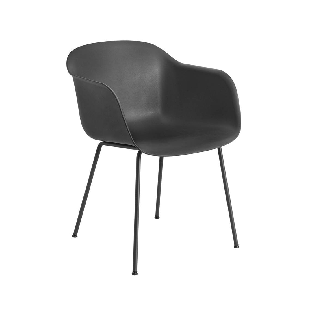 FIBER ARMCHAIR / TUBE BASE(脚カラー:ブラック) ブラック