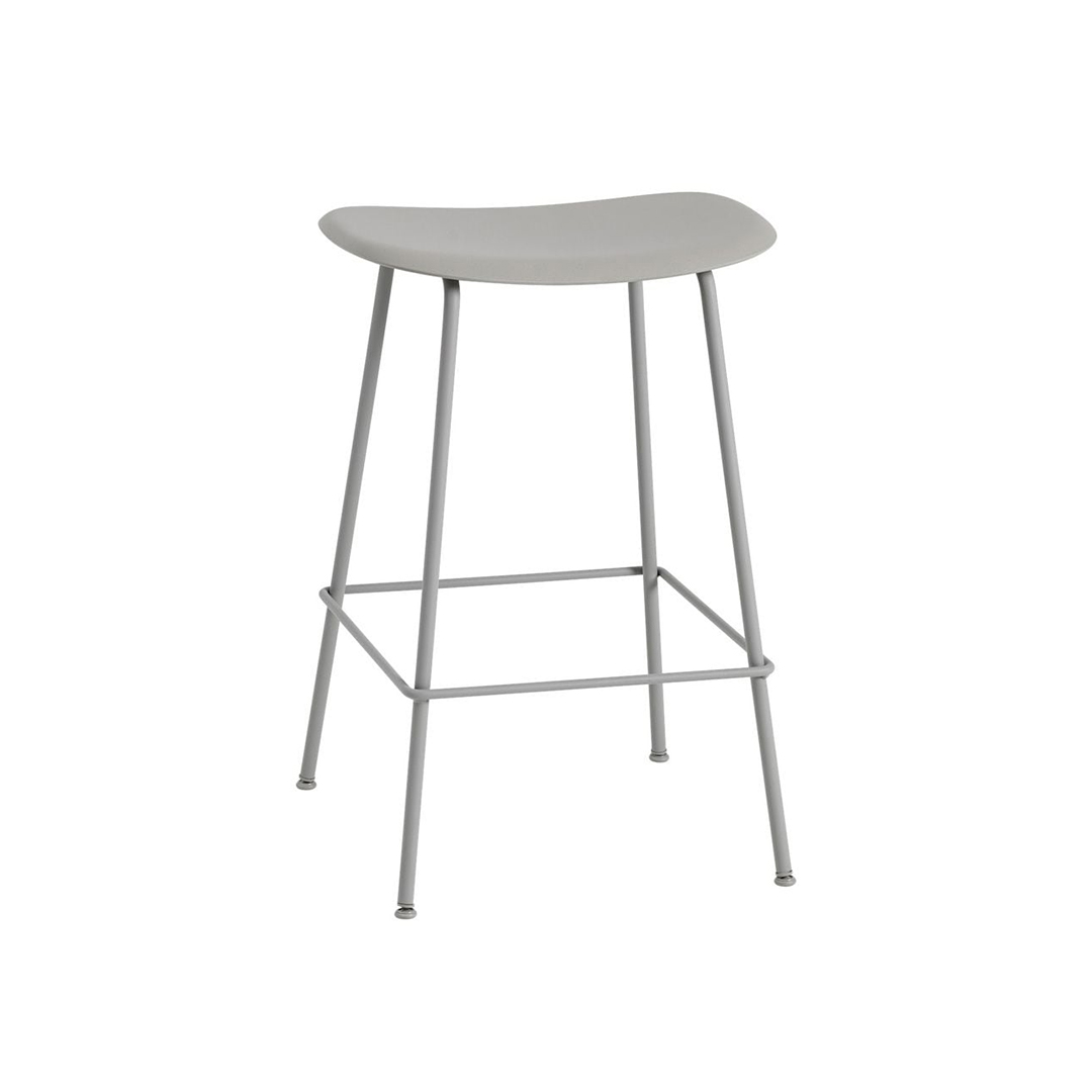 FIBER COUNTER STOOL / TUBE BASE SH65（脚カラー：グレー） グレー
