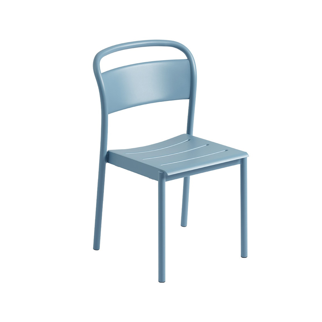 LINEAR STEEL SIDE CHAIR ペールブルー
