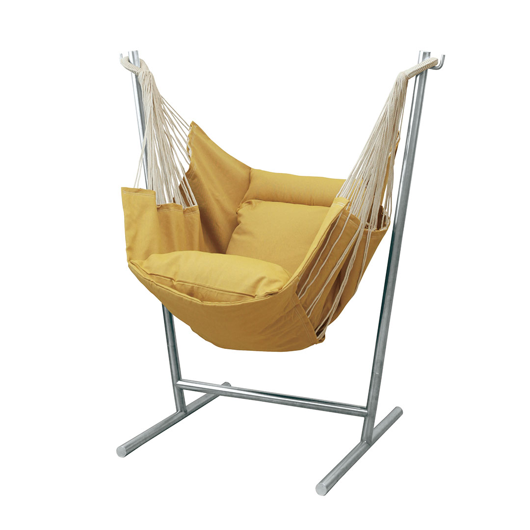 コンフォルタ ファブリック ハンモックチェア イエロー