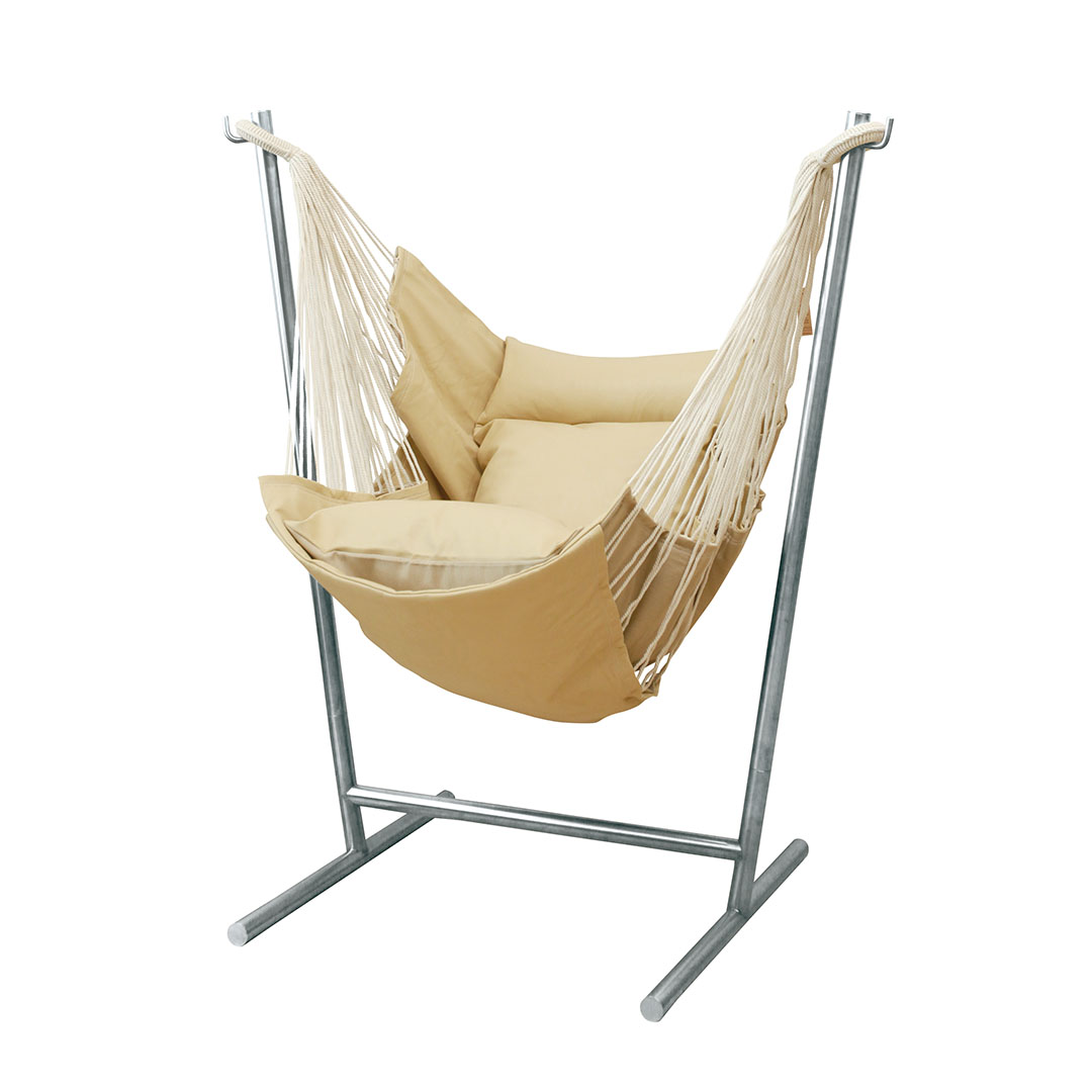 コンフォルタ レザー ハンモックチェア アイボリー