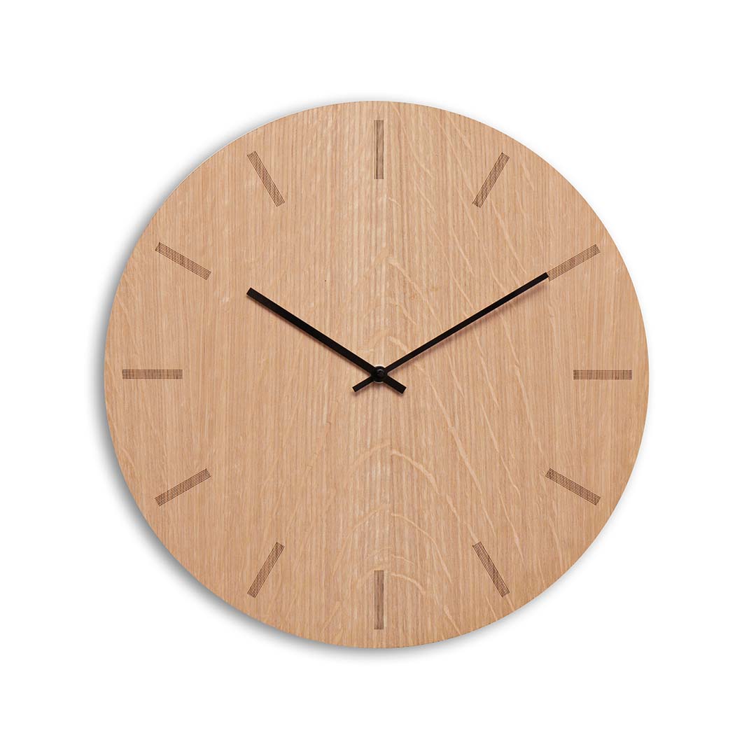 HEMVERK / Wall Clock φ380mm Light Oak