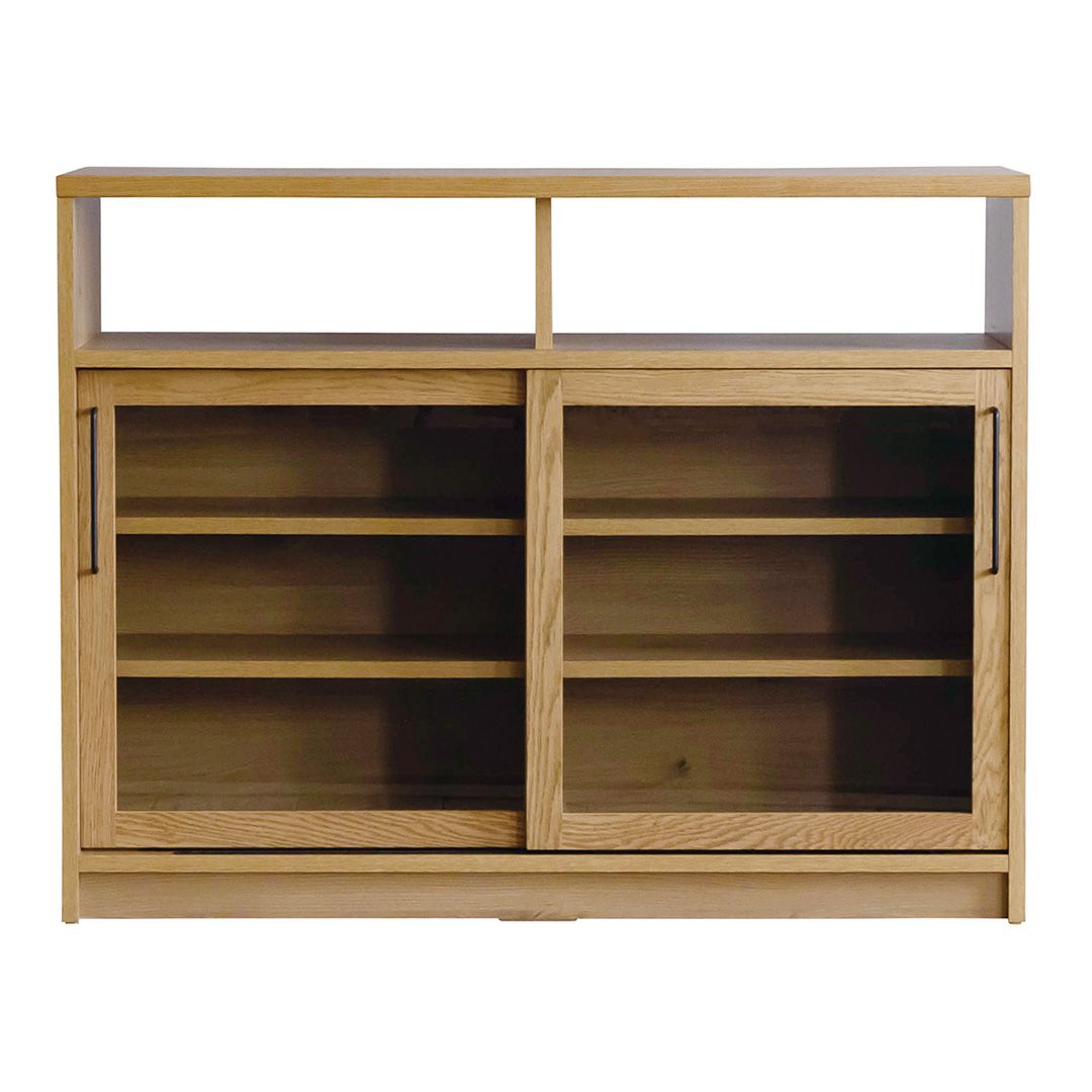 1200キャビネットガラス扉 ダストン BE