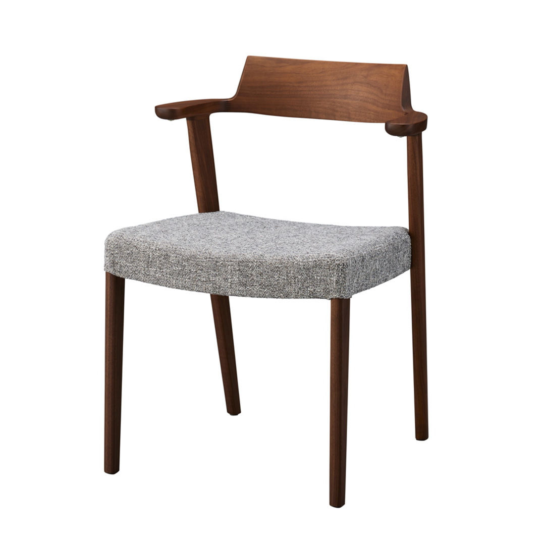 CHARDIN ダイニングチェア（脚カラー：TP） ベガスGY