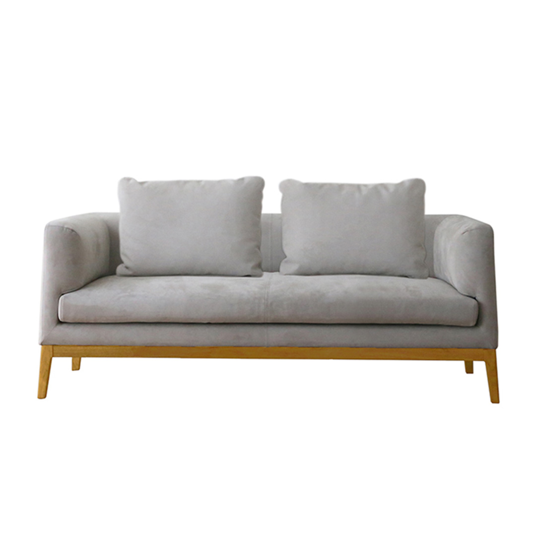 フラッチェソファ 2人掛け（脚カラー：ホワイトオーク） ベージュ