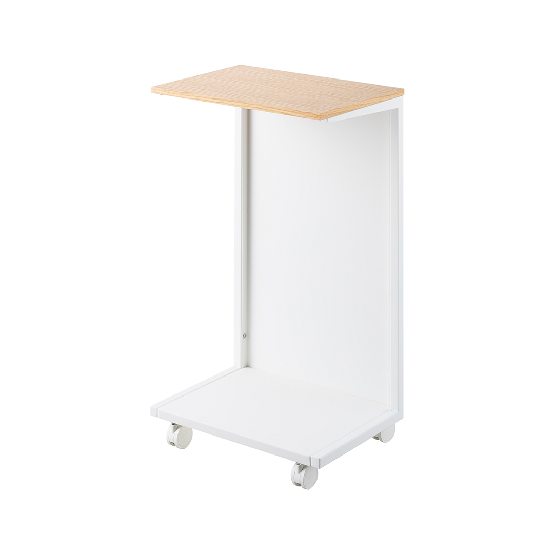 キャスター付き 目隠し布団乾燥機スタンド タワー ホワイト