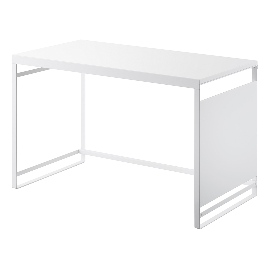 スチールパネル付きレンジラック タワー W75 ホワイト