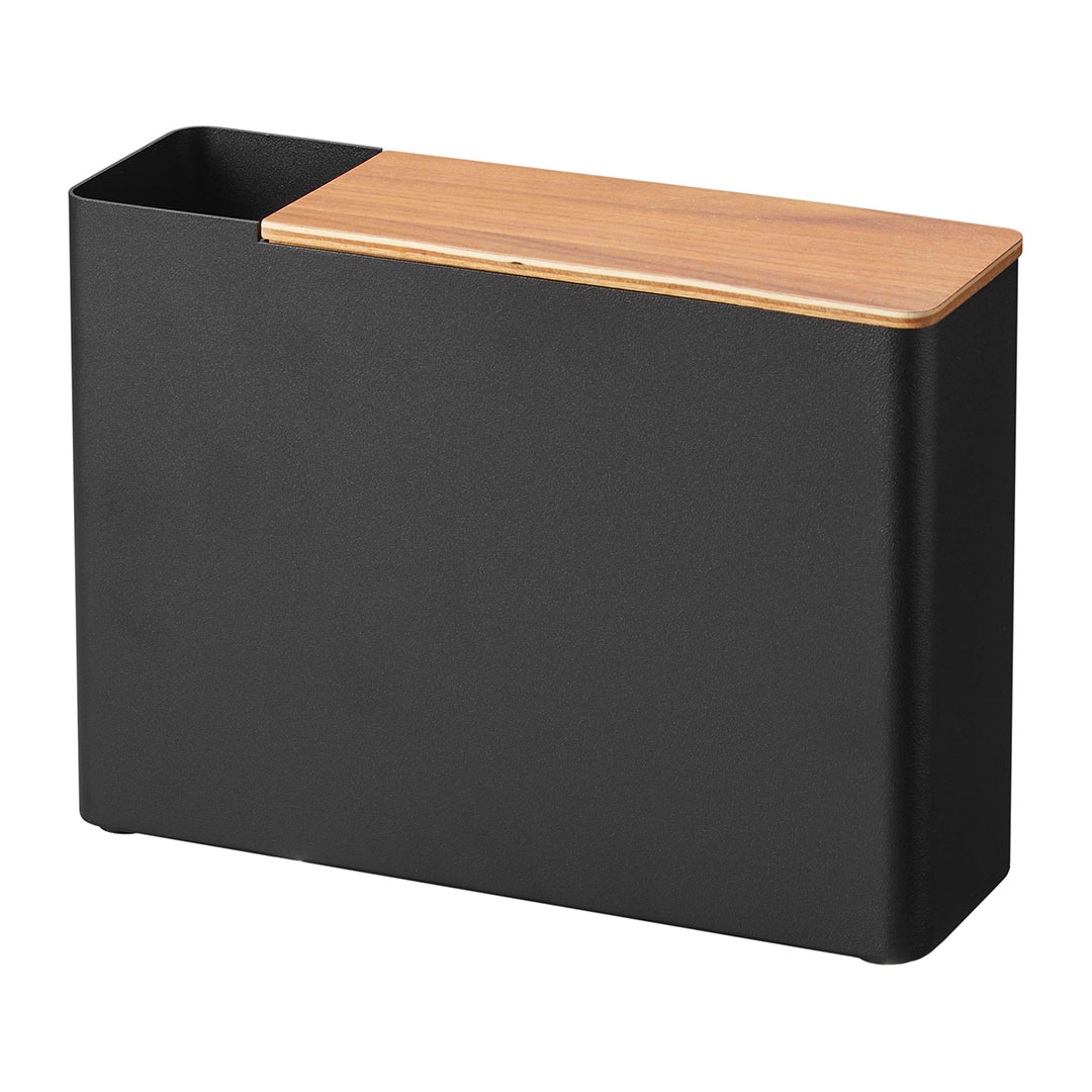 替えモップ入れ付きハンディーワイパースタンド リン ブラウン