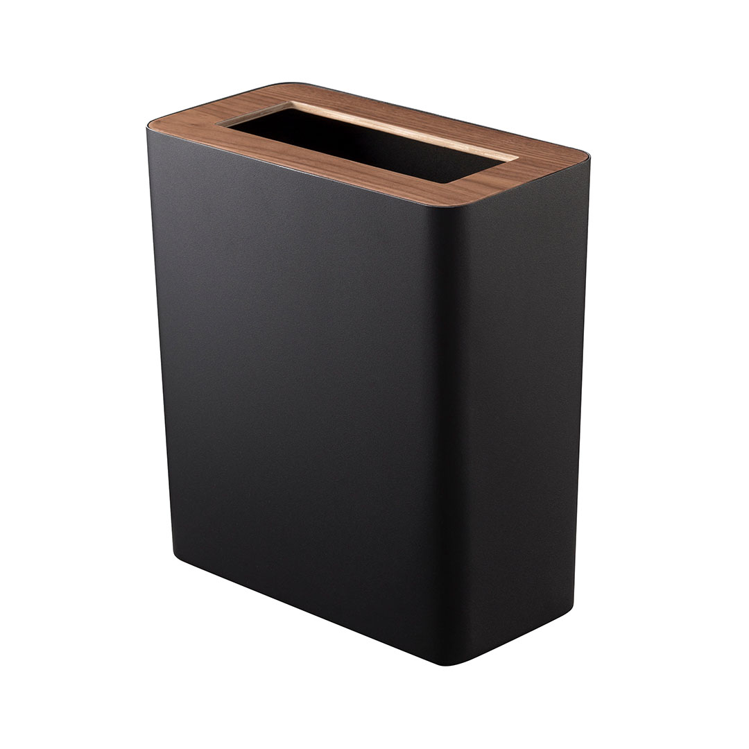 トラッシュカン リン 角型 ブラウン