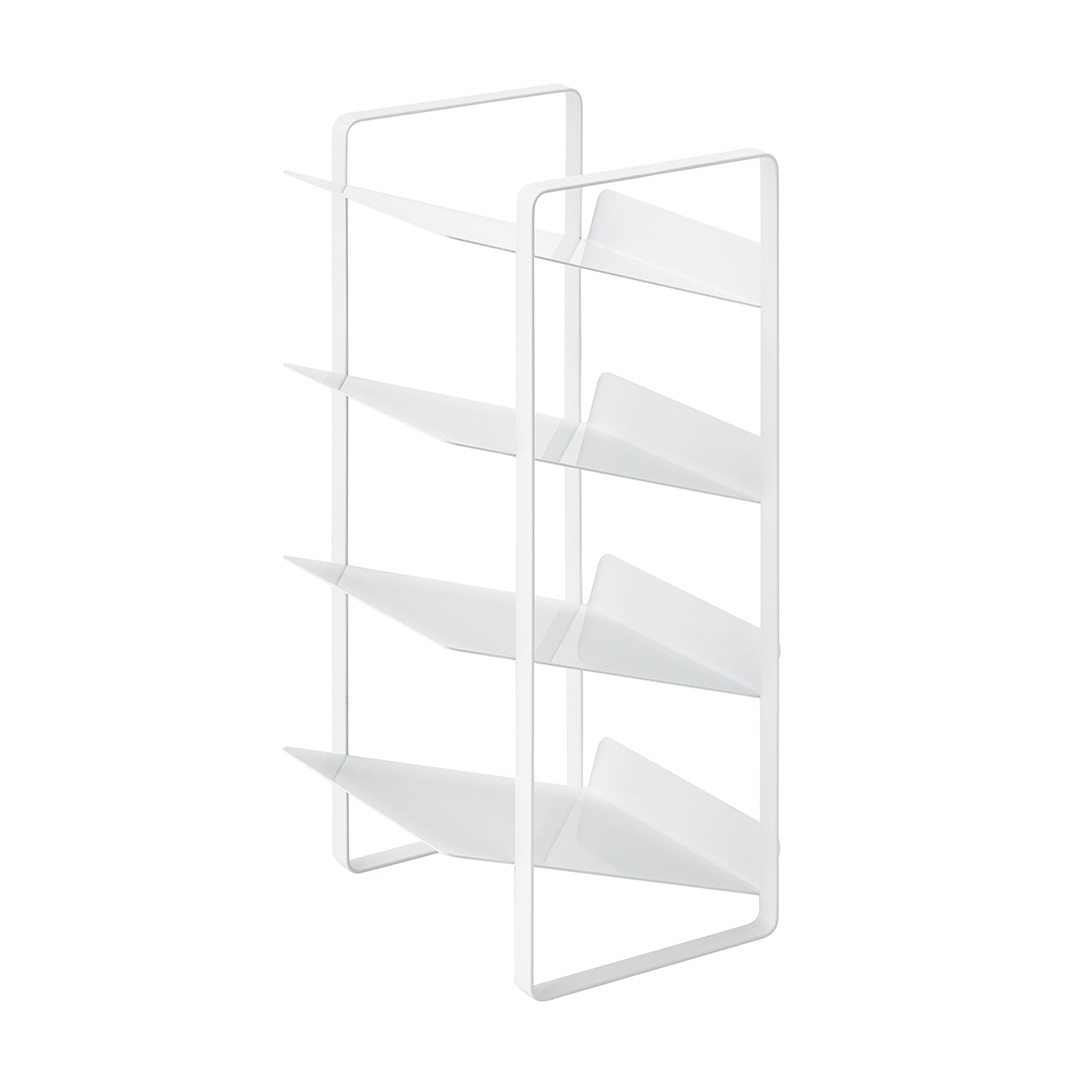 シンク下ボトルストッカー 4段 タワー ホワイト