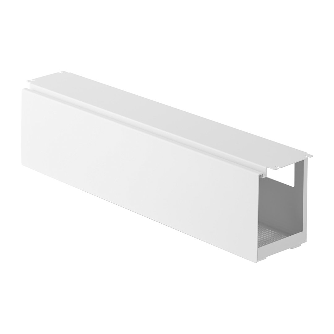 デスク下天板ケーブルラック タワー ロング ホワイト