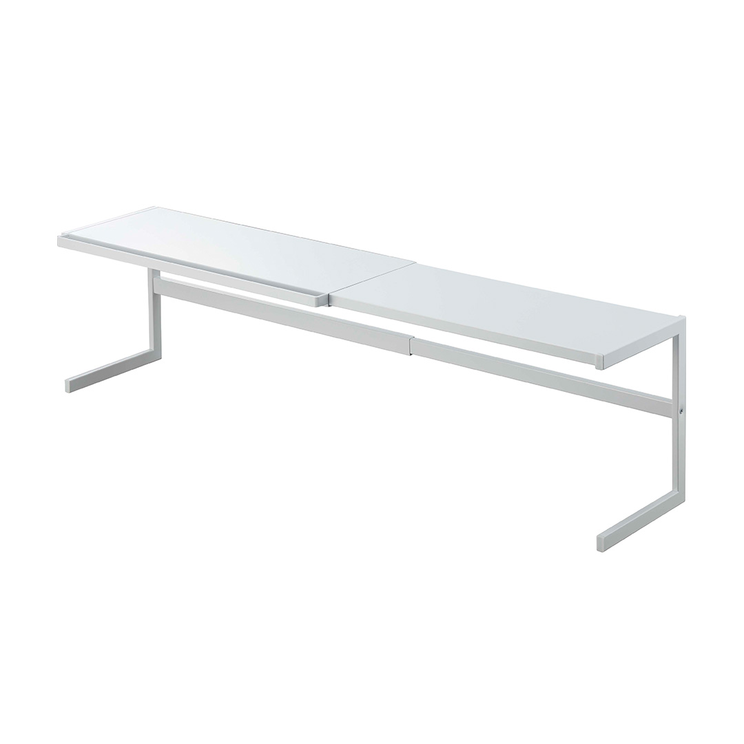 伸縮キッチンサポートラック タワー ホワイト