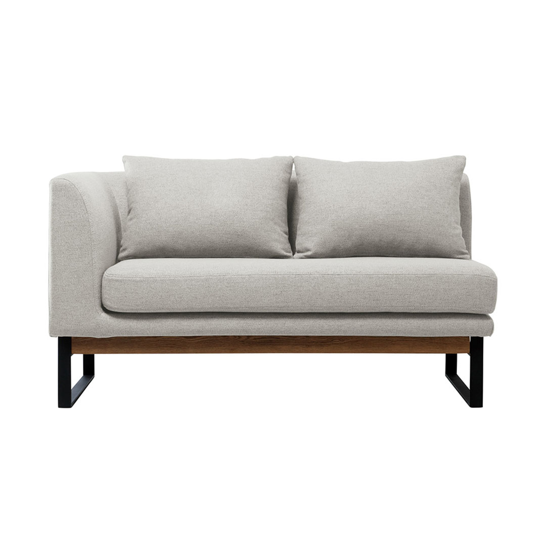 Tron living dining sofa right arm グレー