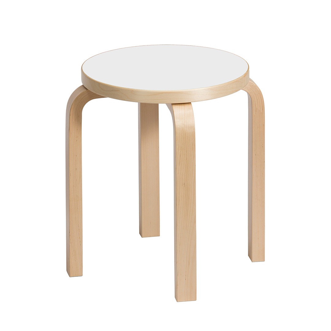 スツール E60 ホワイトラミネート