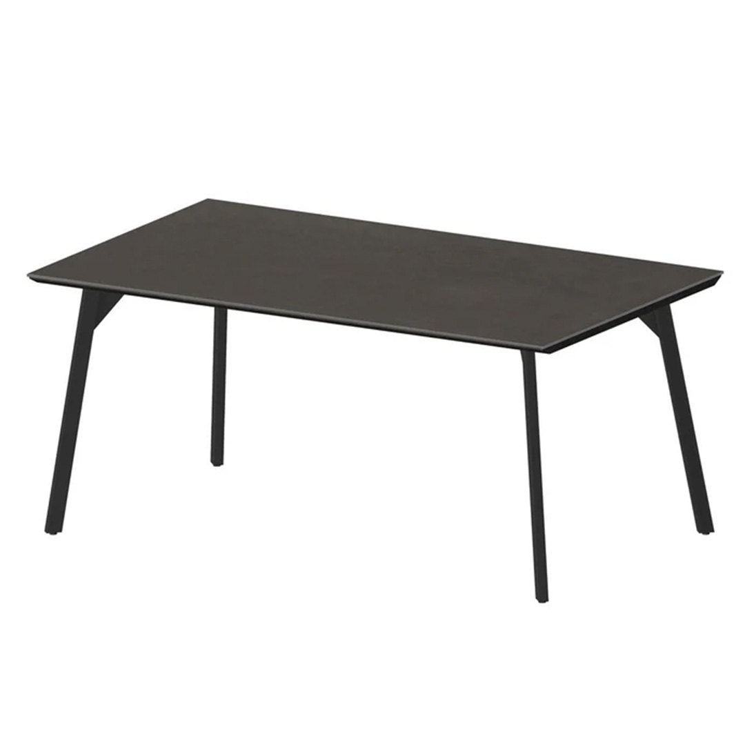 レグル ダイニングテーブル スリムライン脚 ブラック(W135) Eバサルトブラック