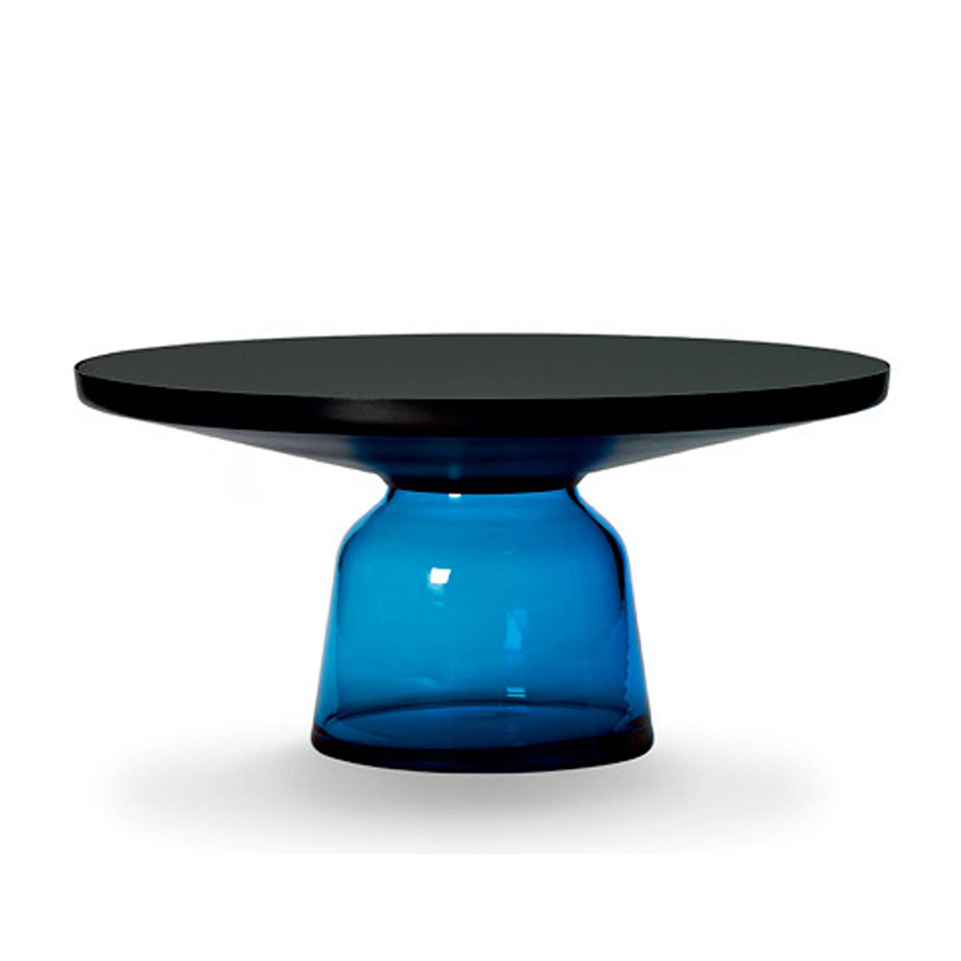 BELL COFFEE TABLE(脚カラー:サファイアブルー) ブラック